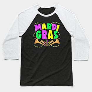 Mardi Gras Celebration Party Baseball T-Shirt